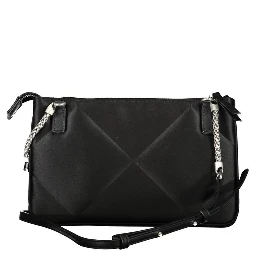Black Polyester Handbag