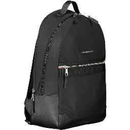 Black Polyester Backpack