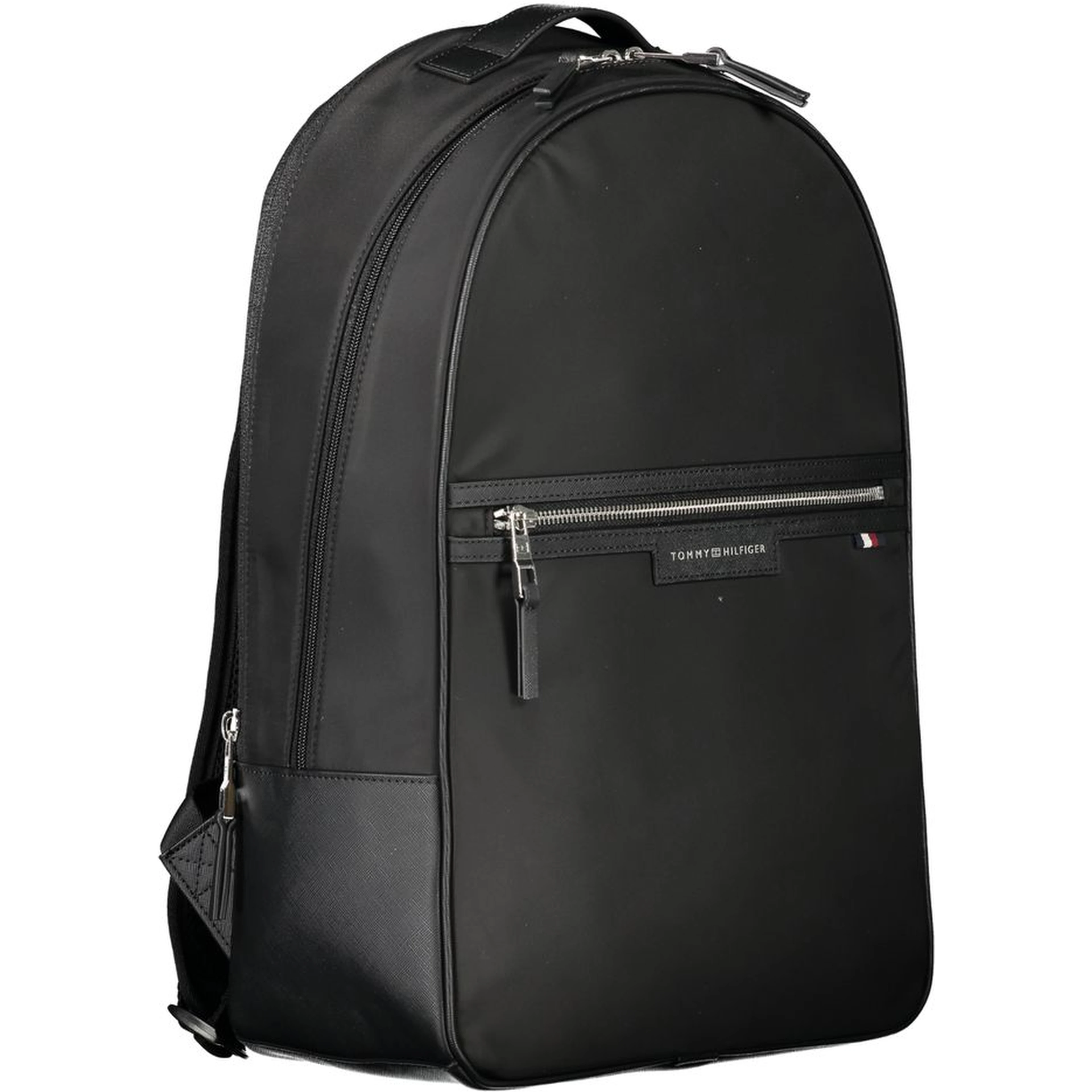 Black Polyester Backpack