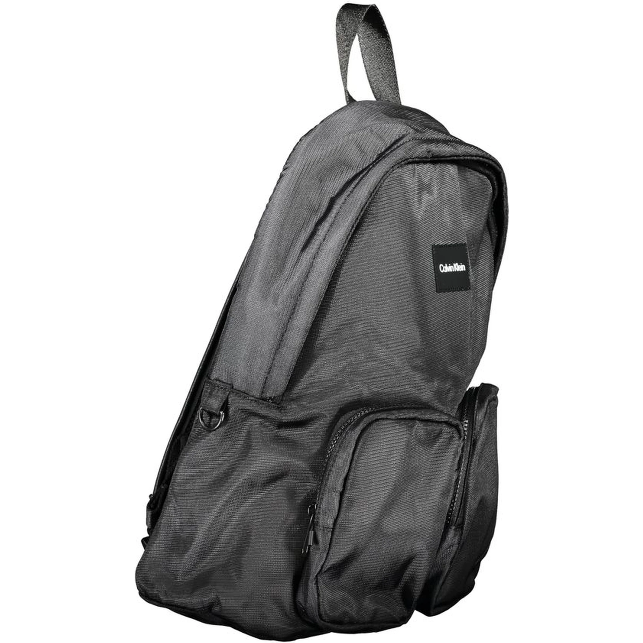 Black Polyester Backpack