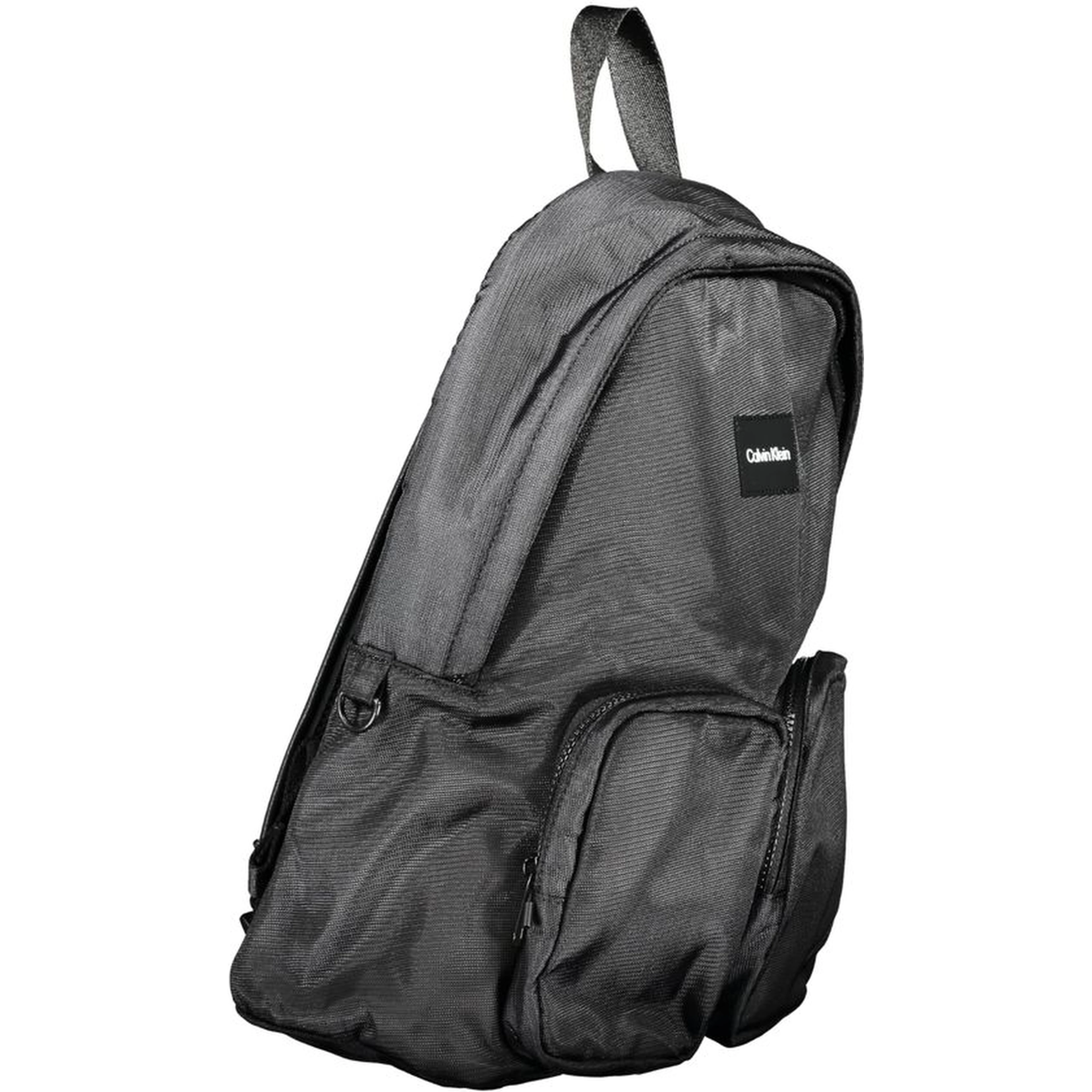 Black Polyester Backpack
