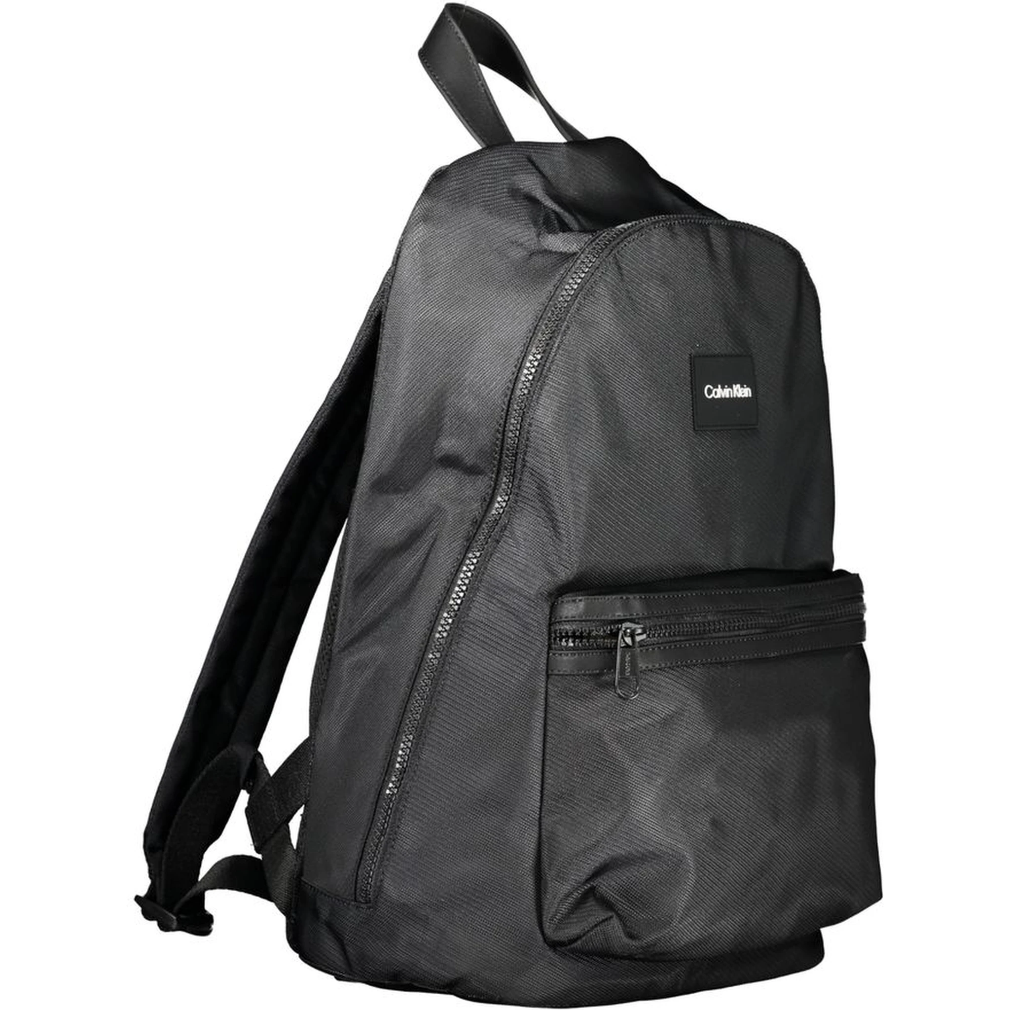 Black Polyester Backpack