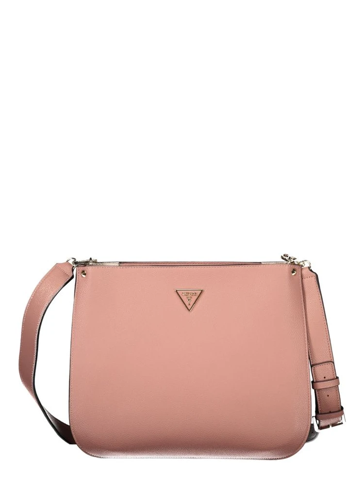 Pink Polyethylene Handbag