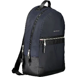 Blue Polyester Backpack