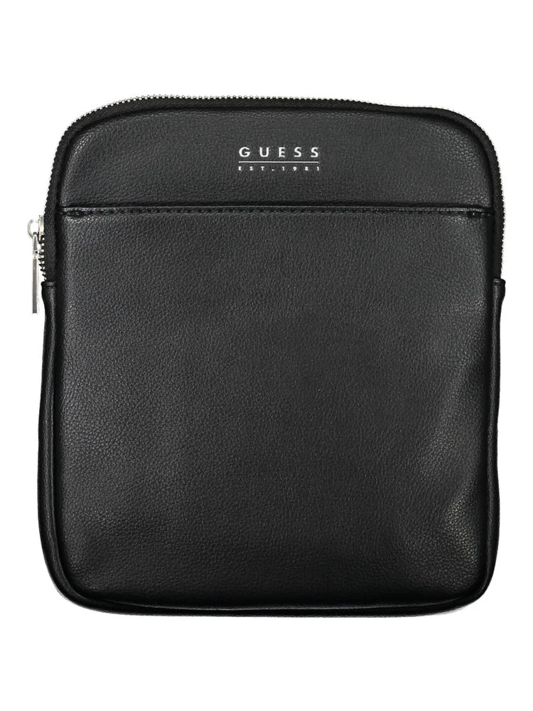 Black Polyethylene Shoulder Bag