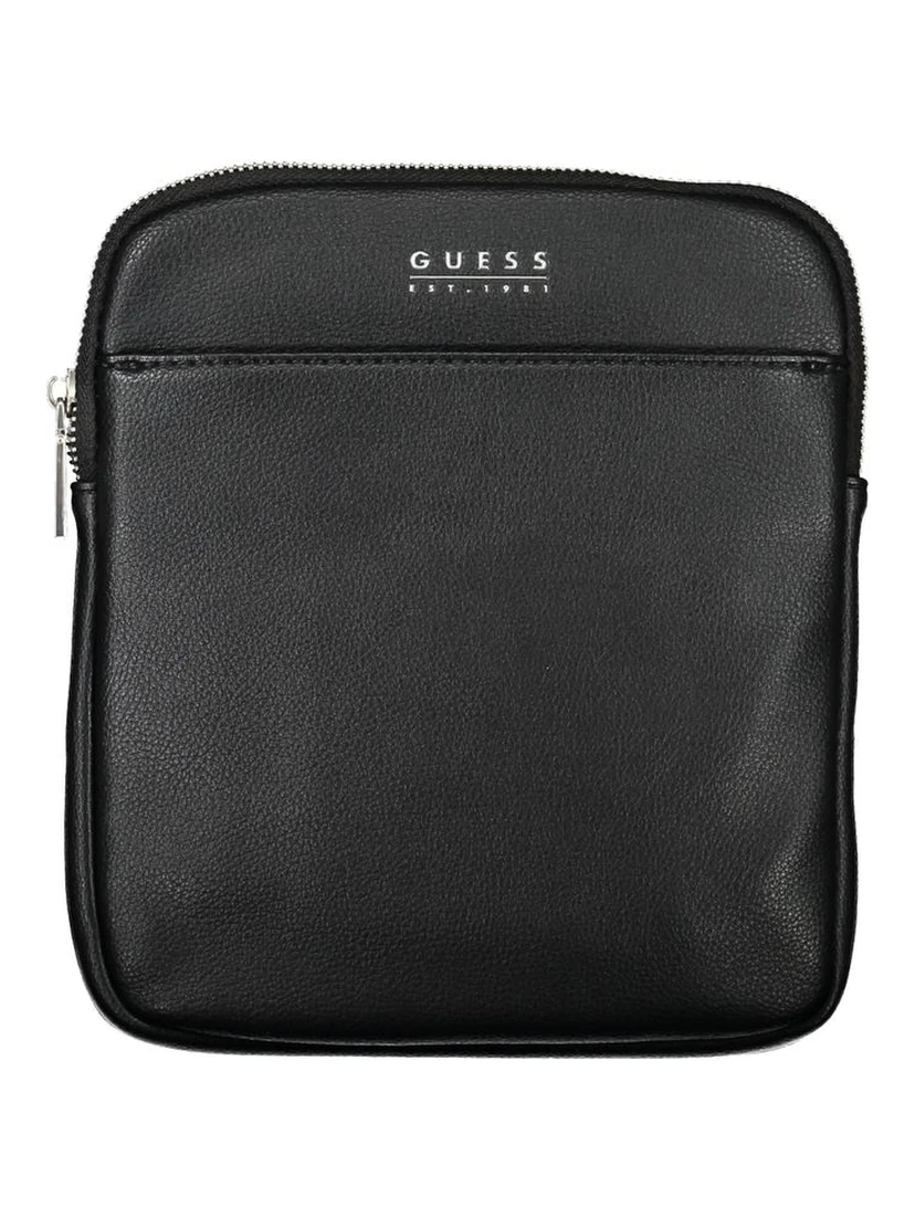 Black Polyethylene Shoulder Bag