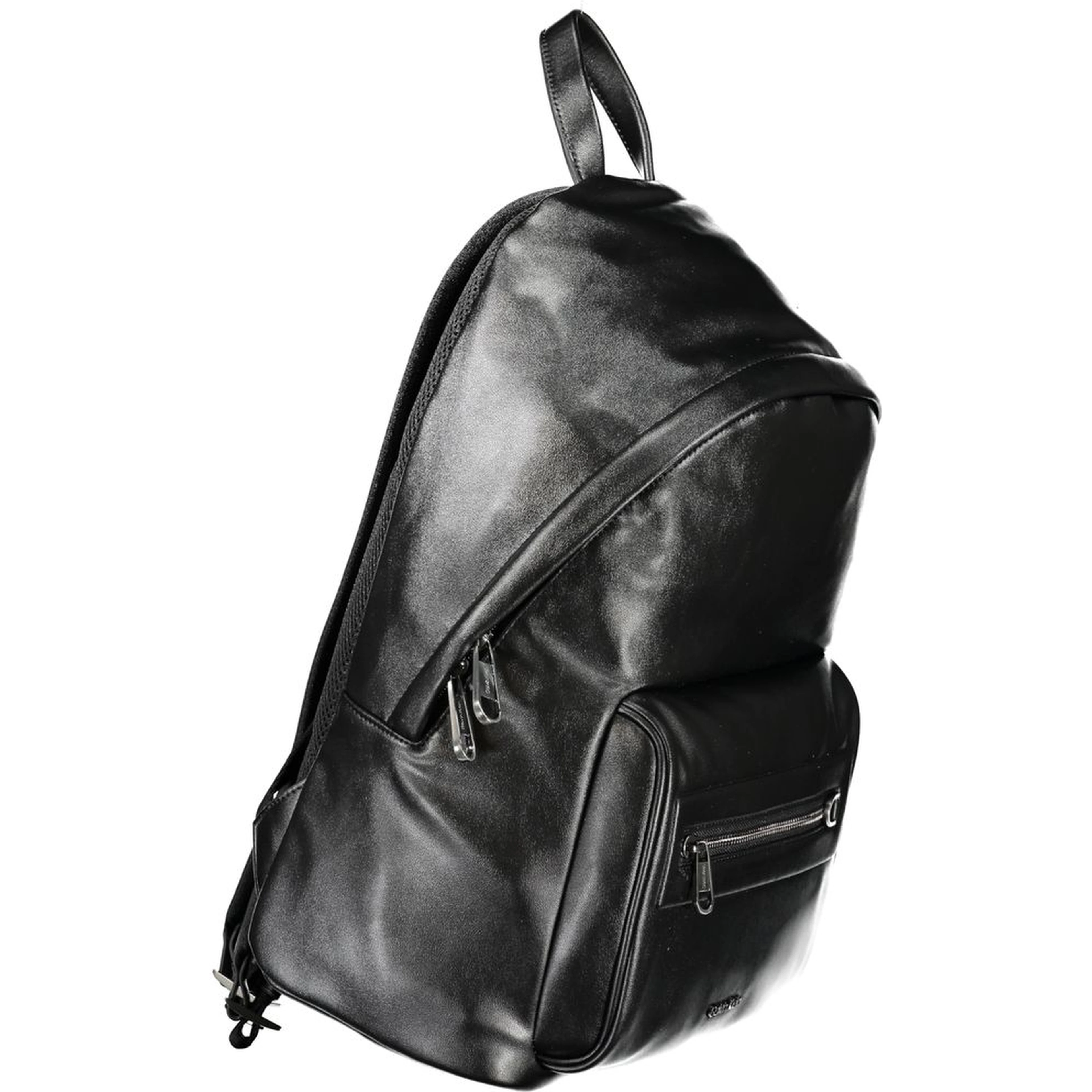 Black Polyester Backpack