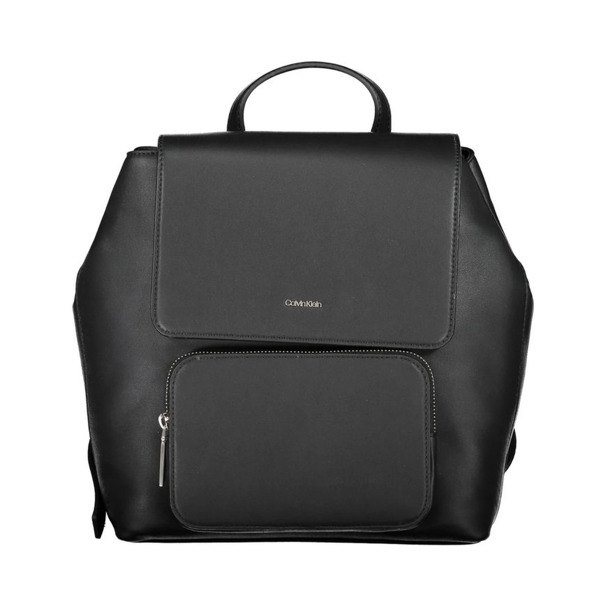 Black Polyester Backpack