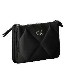 Black Polyester Handbag