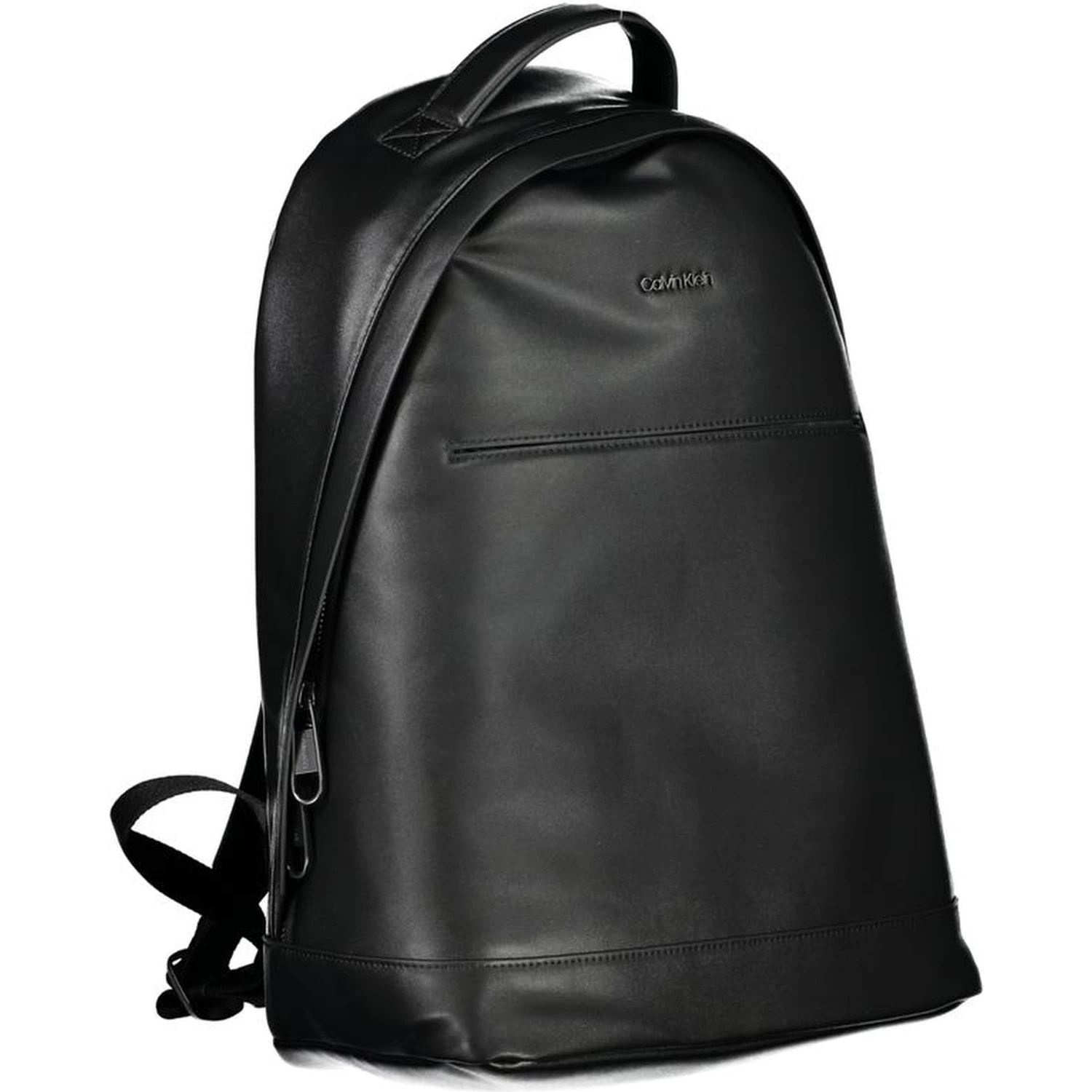 Black Polyester Backpack