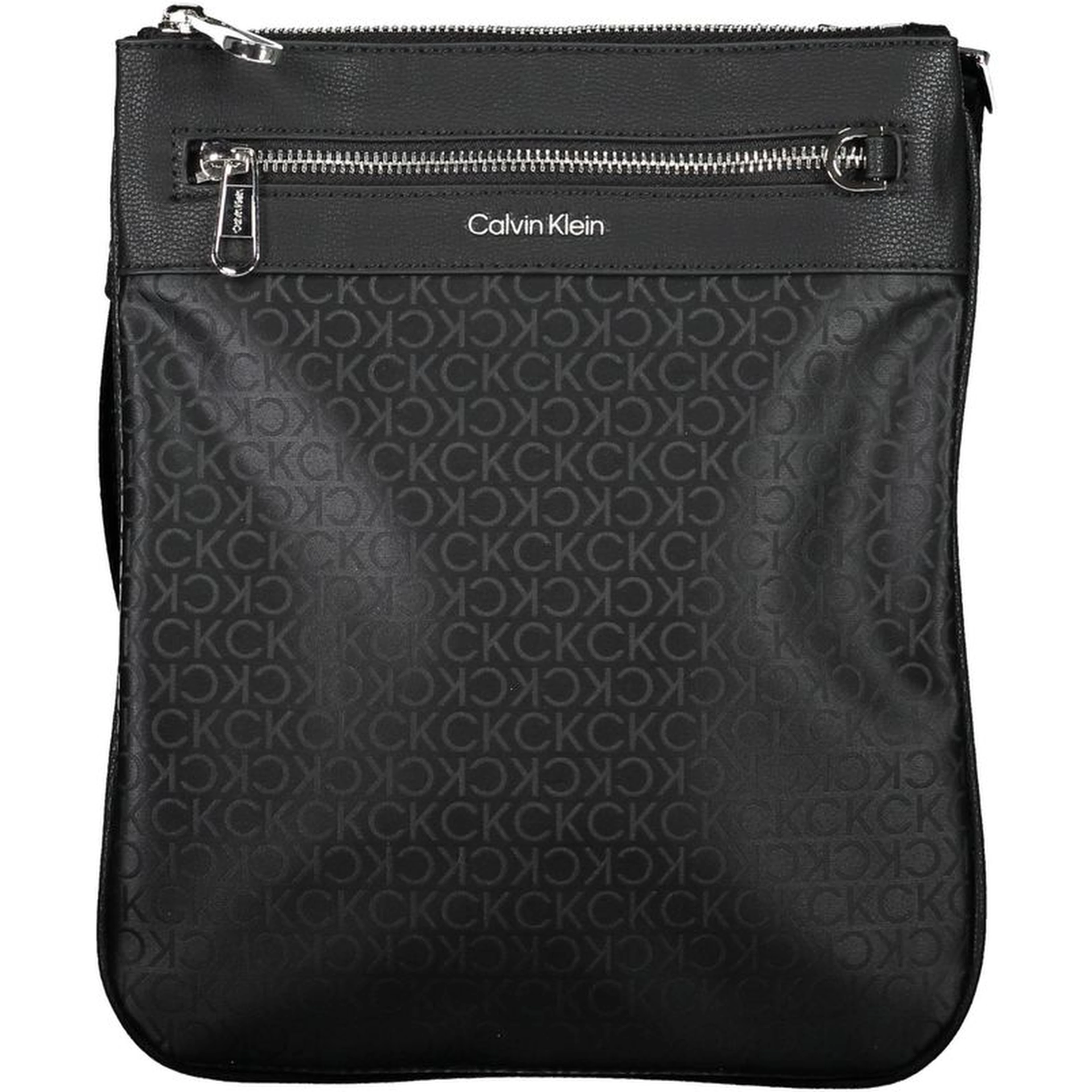 Black Polyester Shoulder Bag