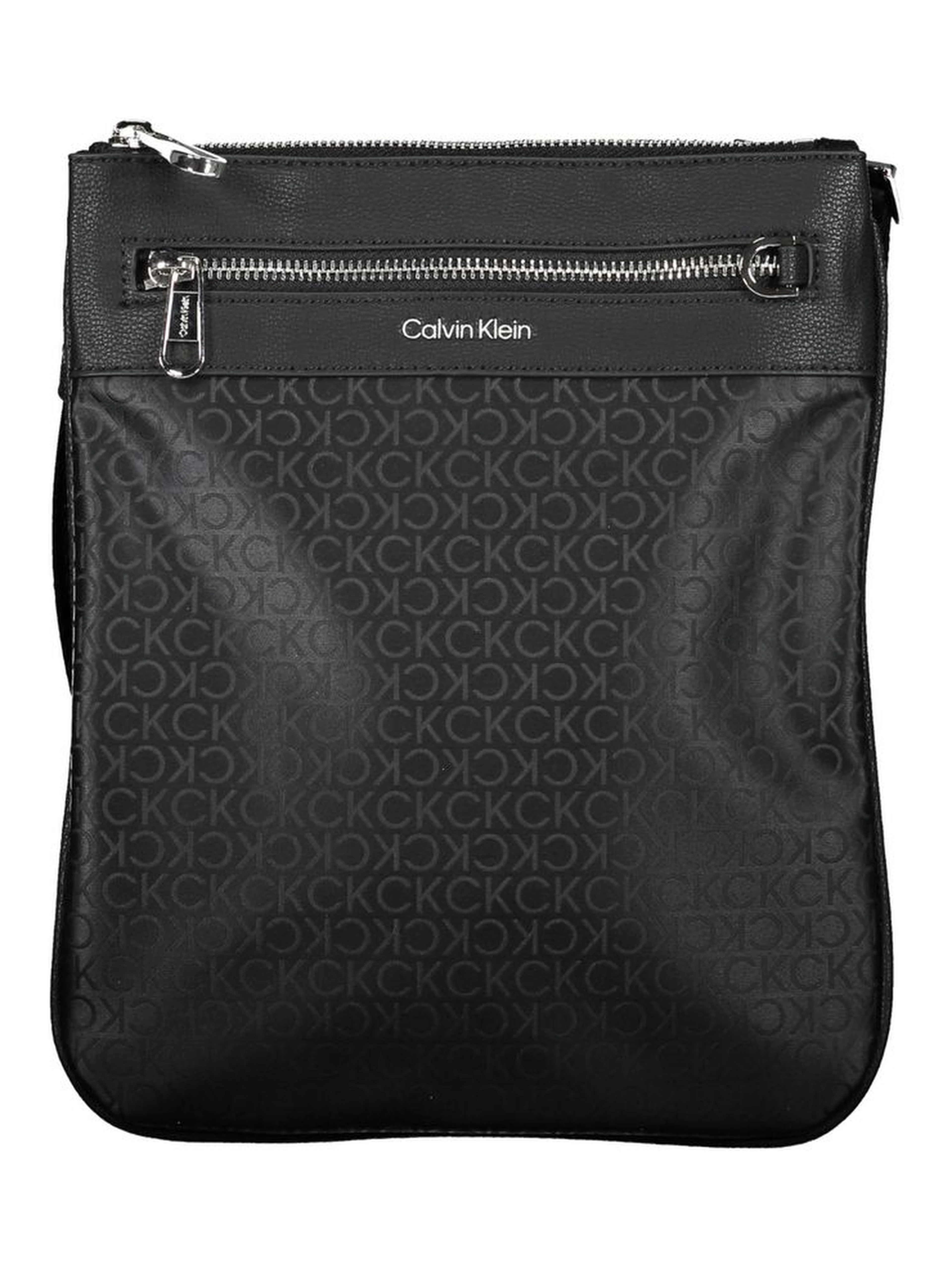 Black Polyester Shoulder Bag