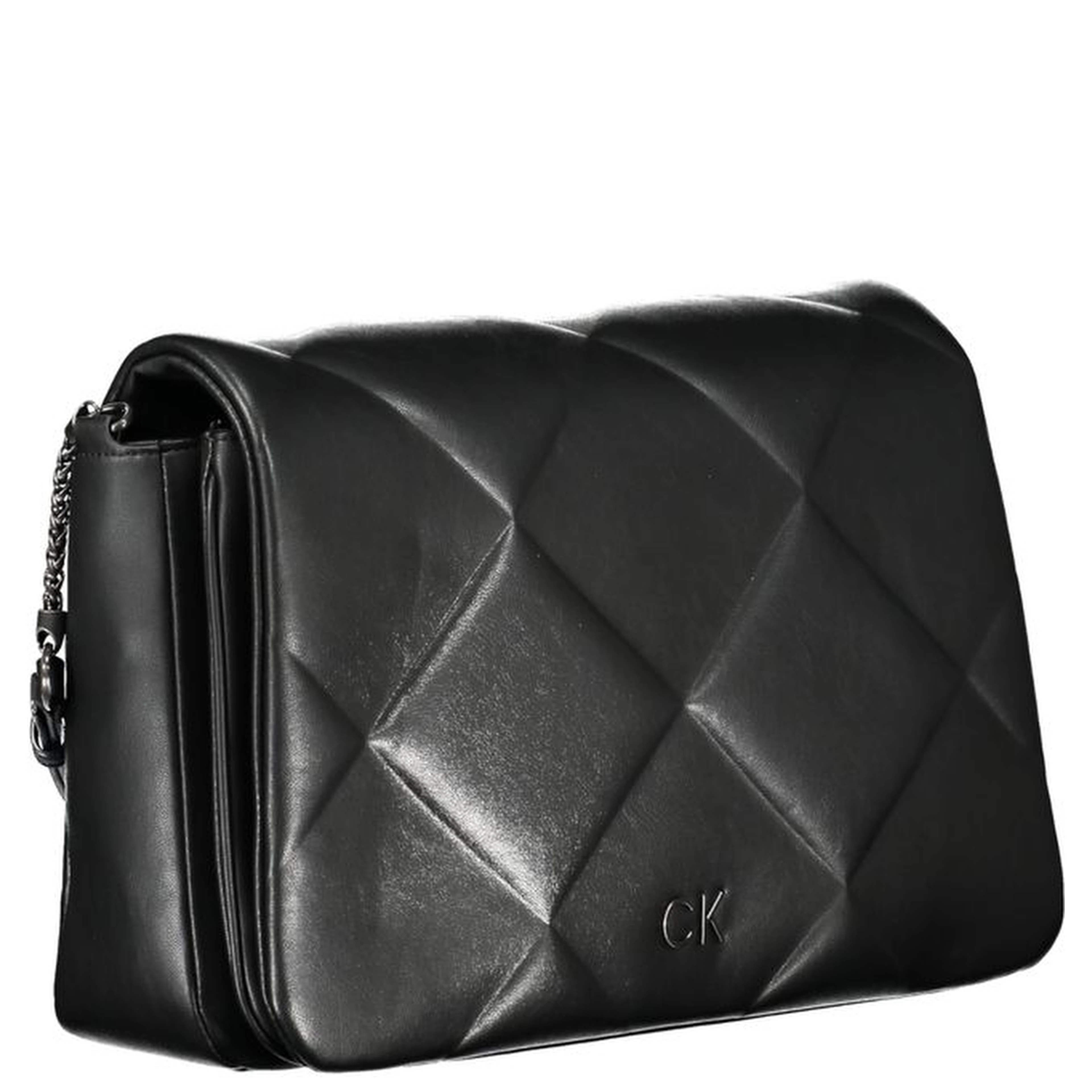 Black Polyester Handbag