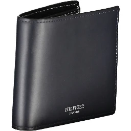 Blue Leather Men Wallet