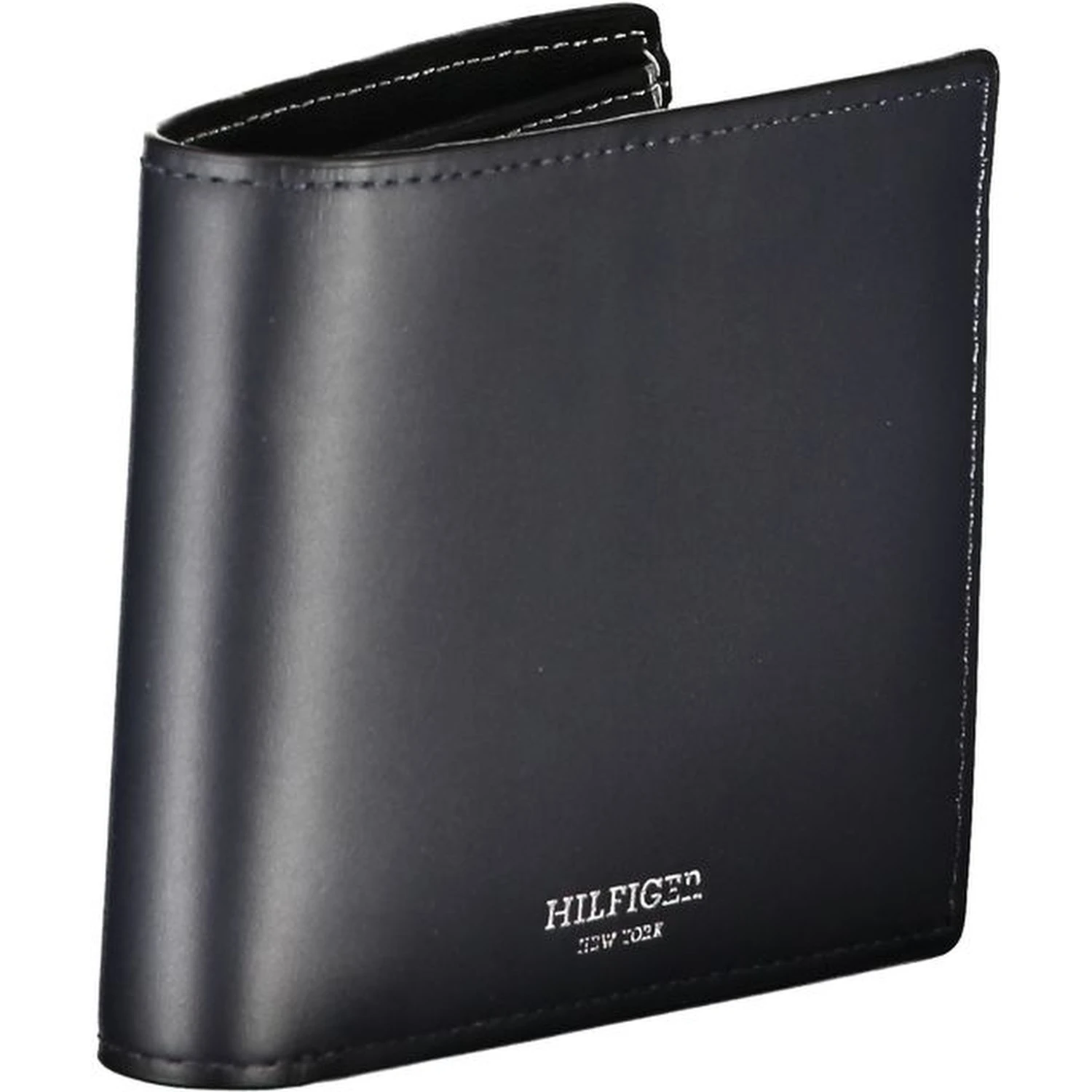 Blue Leather Men Wallet