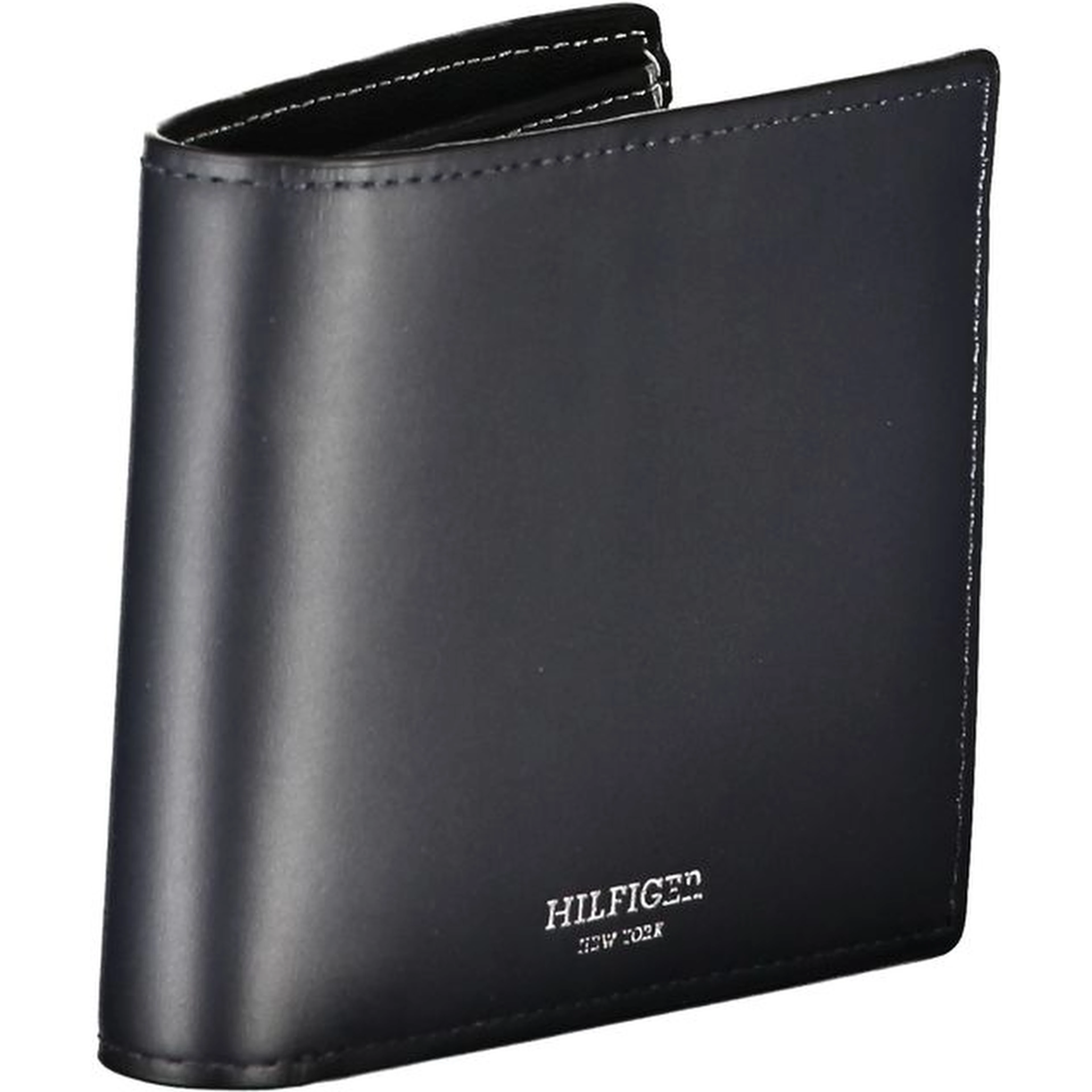 Blue Leather Men Wallet