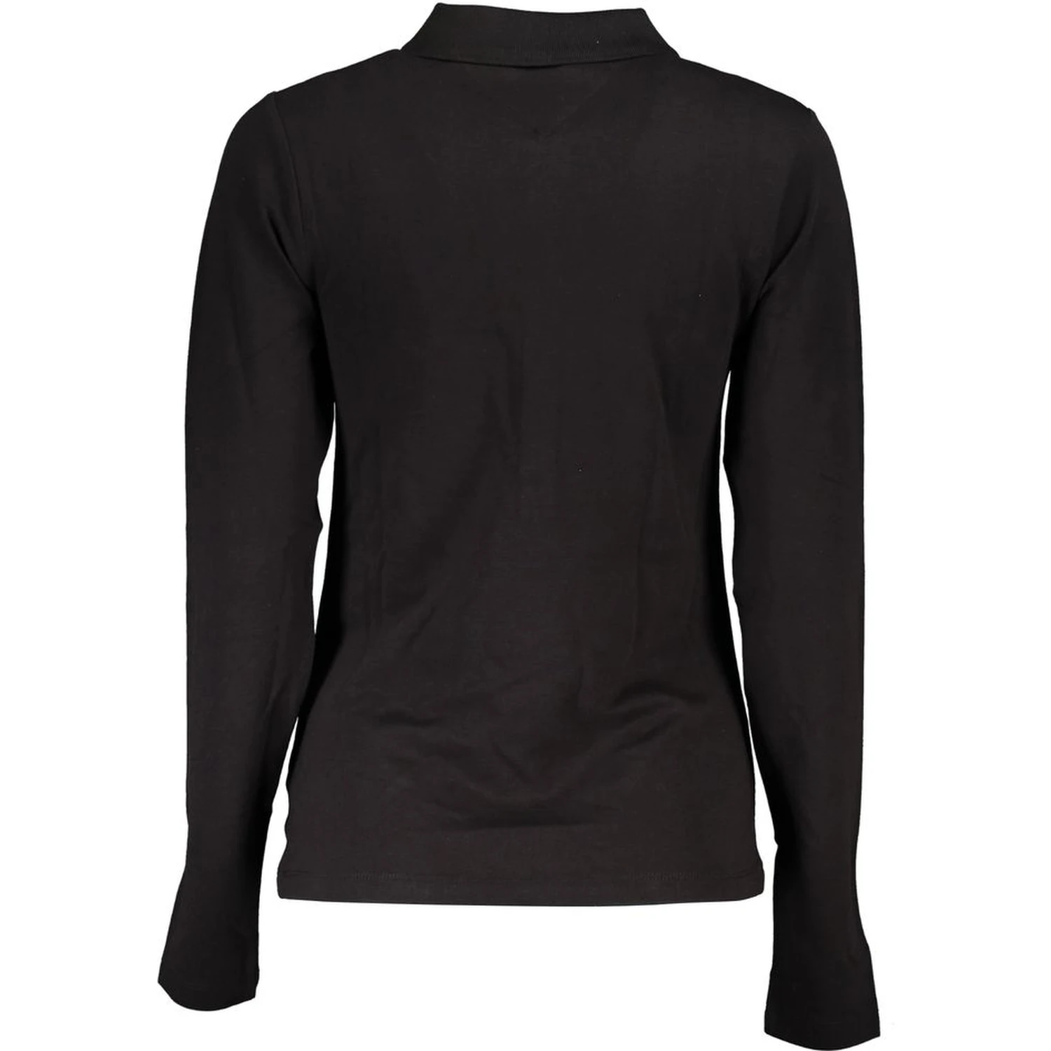 Black Cotton Polo Shirt