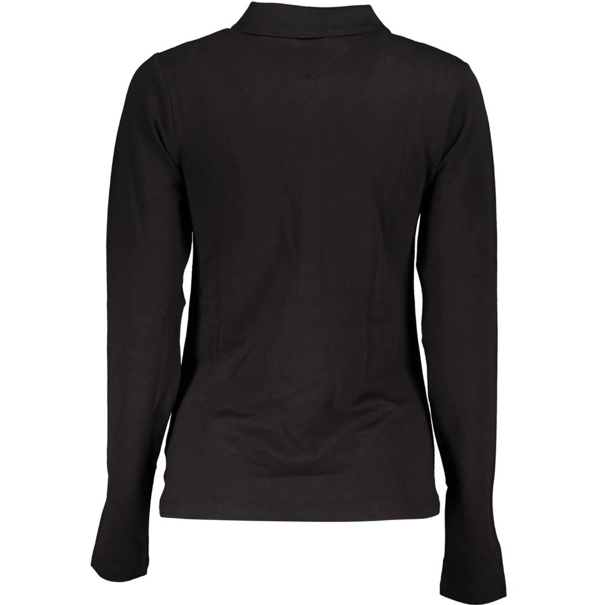 Black Cotton Polo Shirt