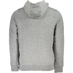 Gray Cotton Men Sweater