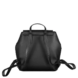 Black Polyester Backpack