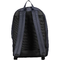 Blue Polyester Backpack