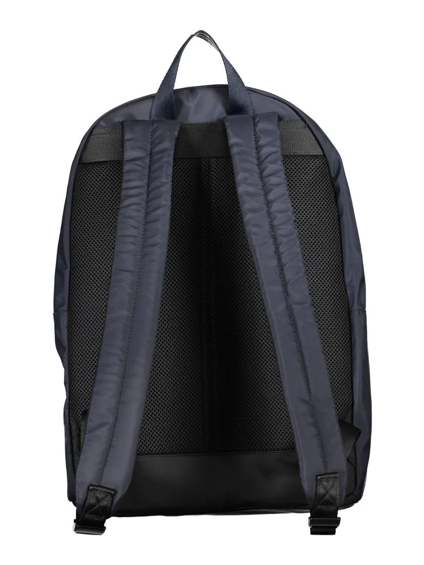 Blue Polyester Backpack