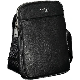 Black Polyethylene Shoulder Bag
