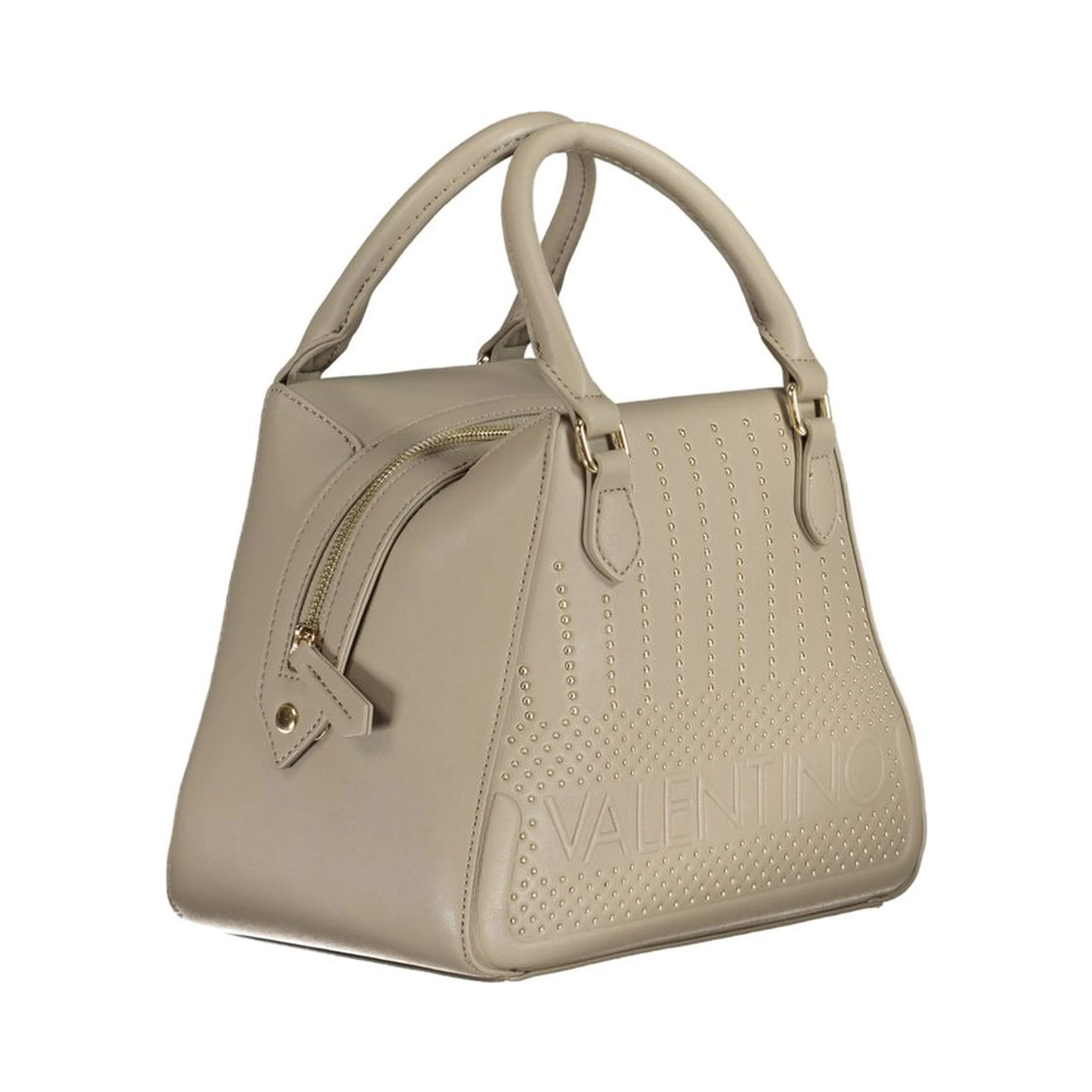 Beige Polyethylene Handbag