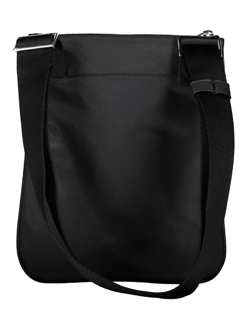 Black Polyester Shoulder Bag