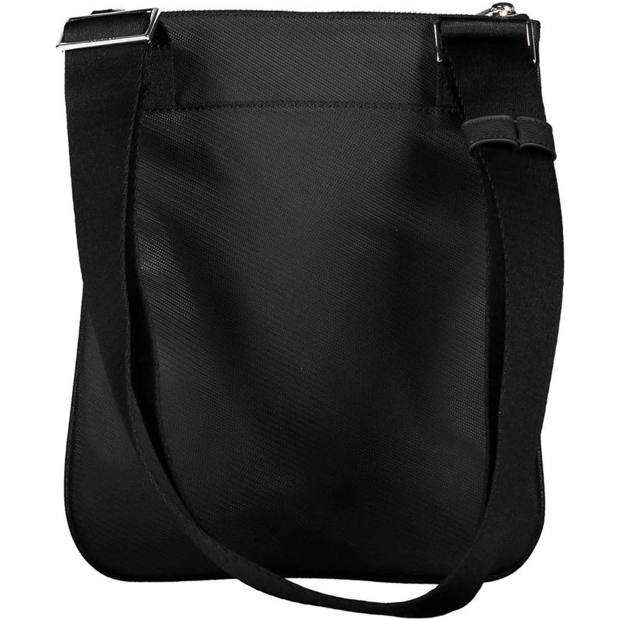 Black Polyester Shoulder Bag
