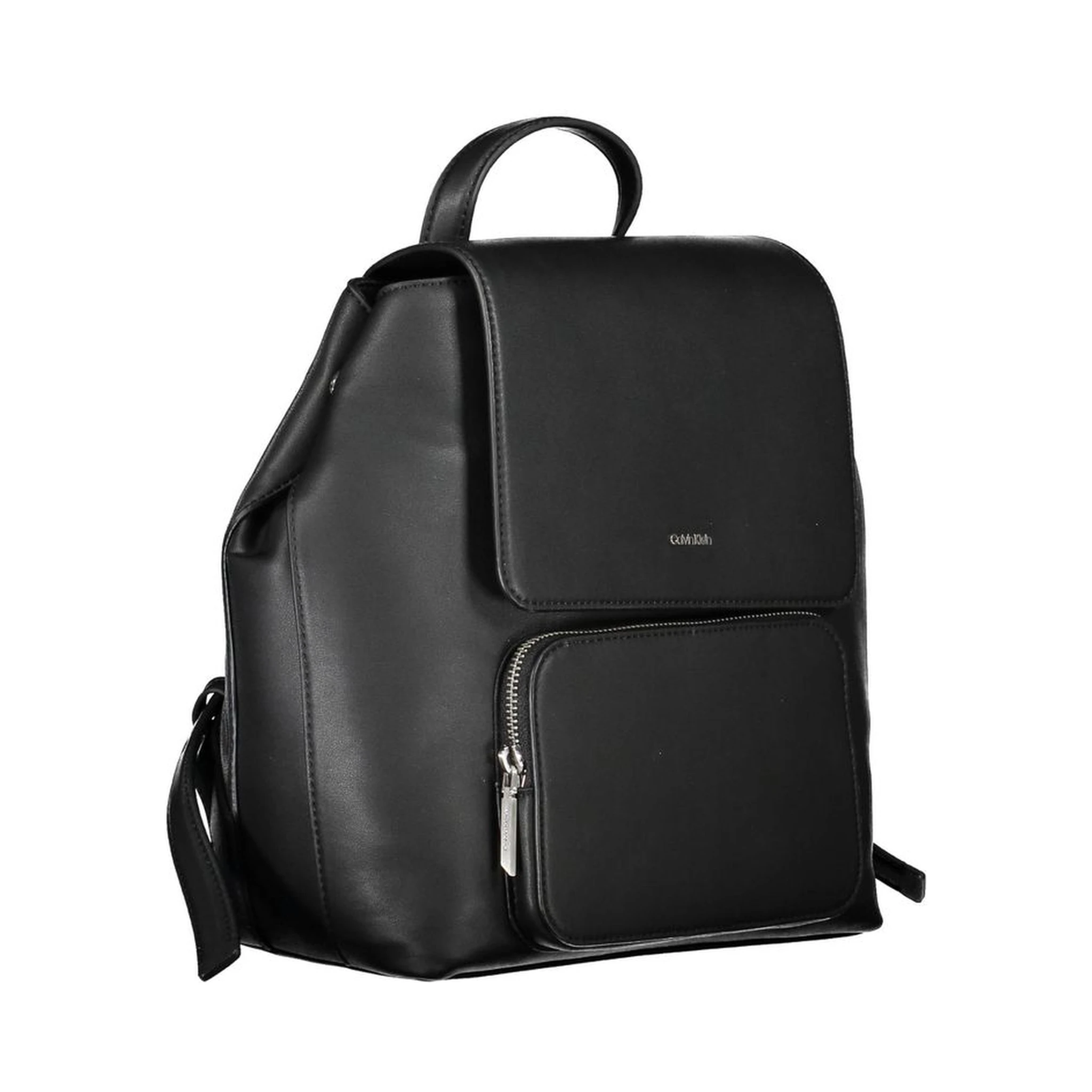 Black Polyester Backpack