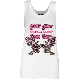 White Cotton Women Top