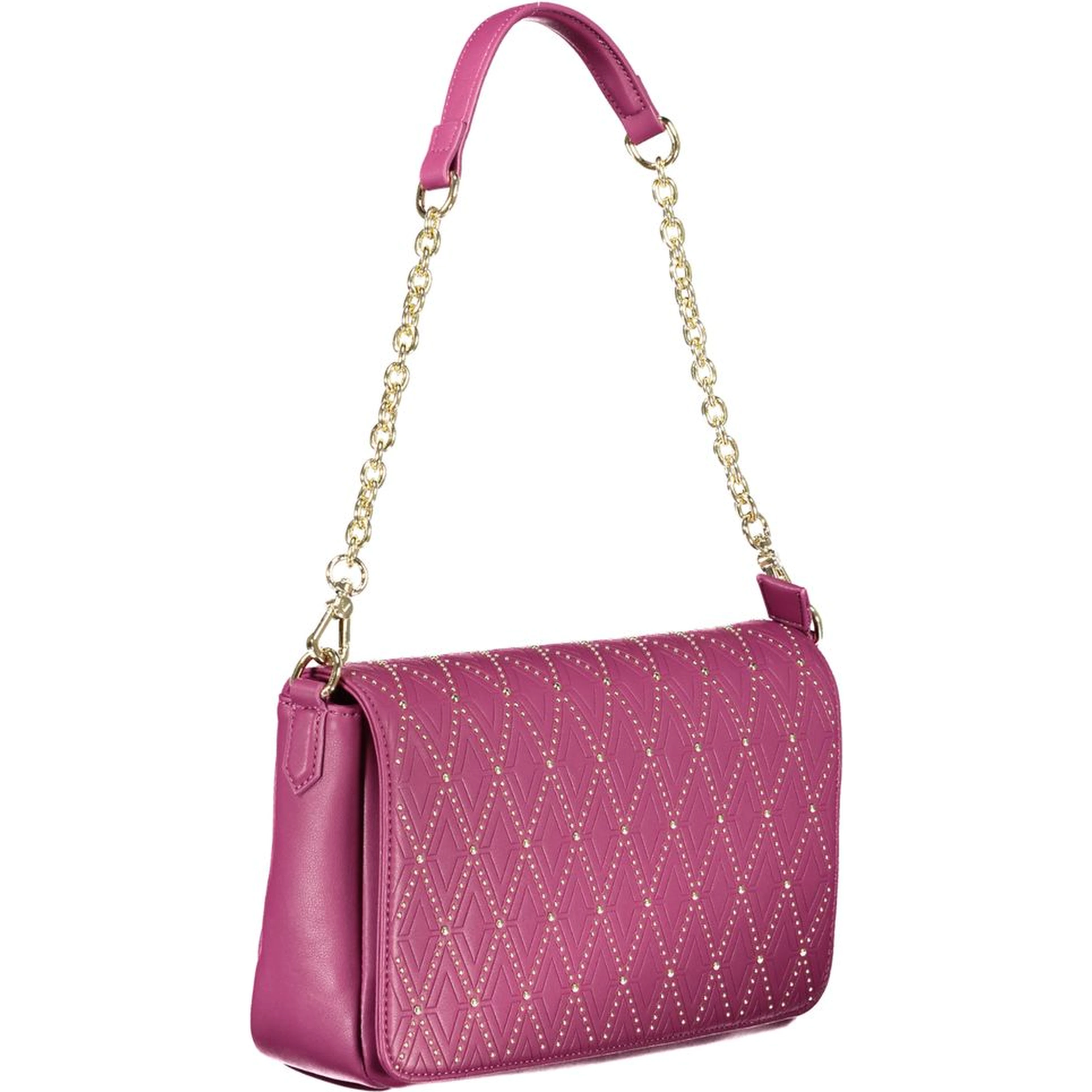 Purple Polyethylene Handbag