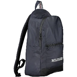 Blue Polyester Backpack