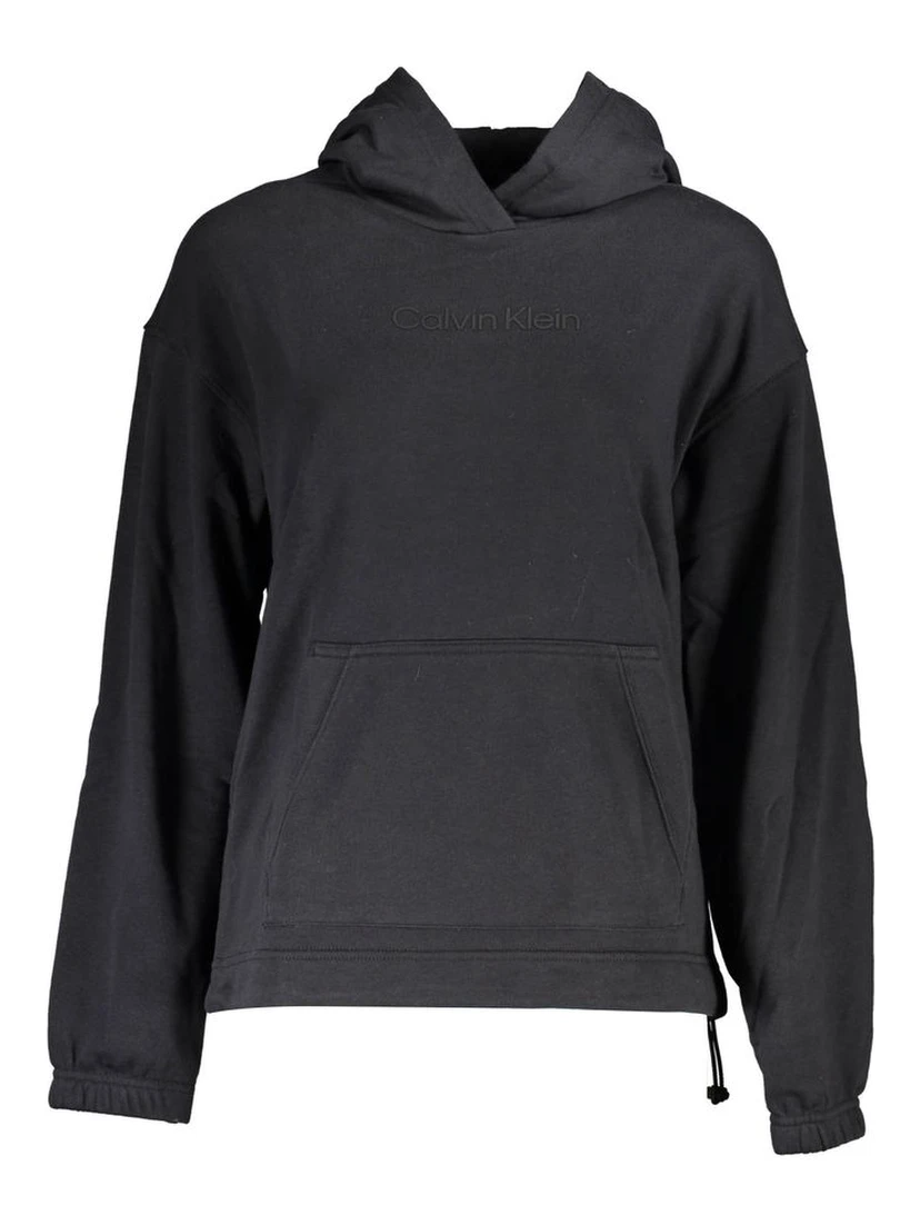 Black Cotton Women Sweater