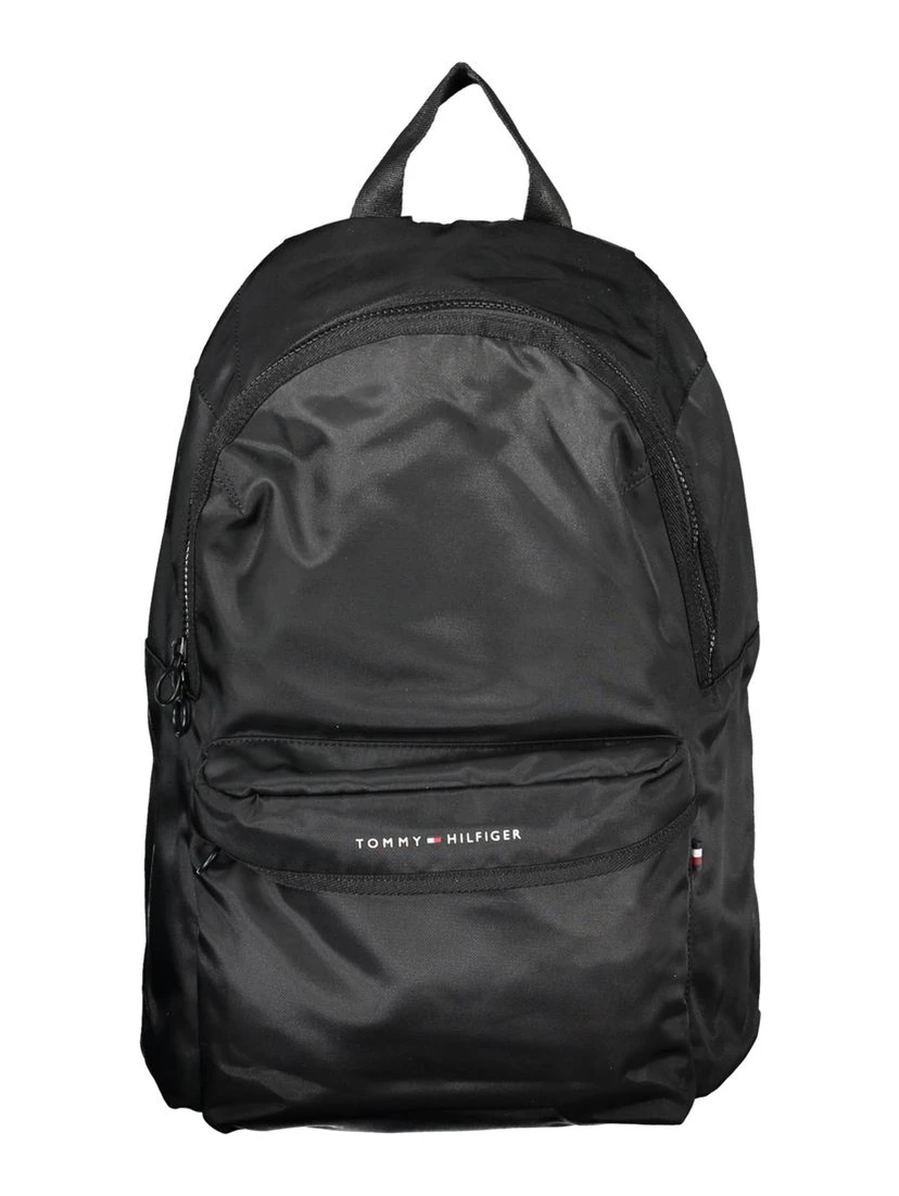 Black Polyester Backpack