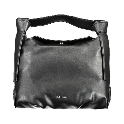 Black Polyester Handbag