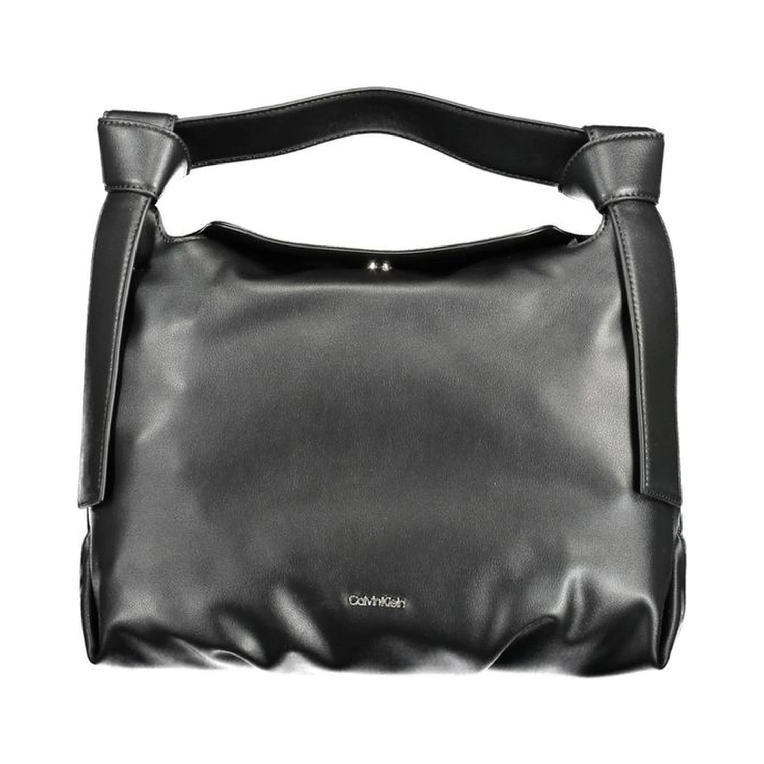 Black Polyester Handbag