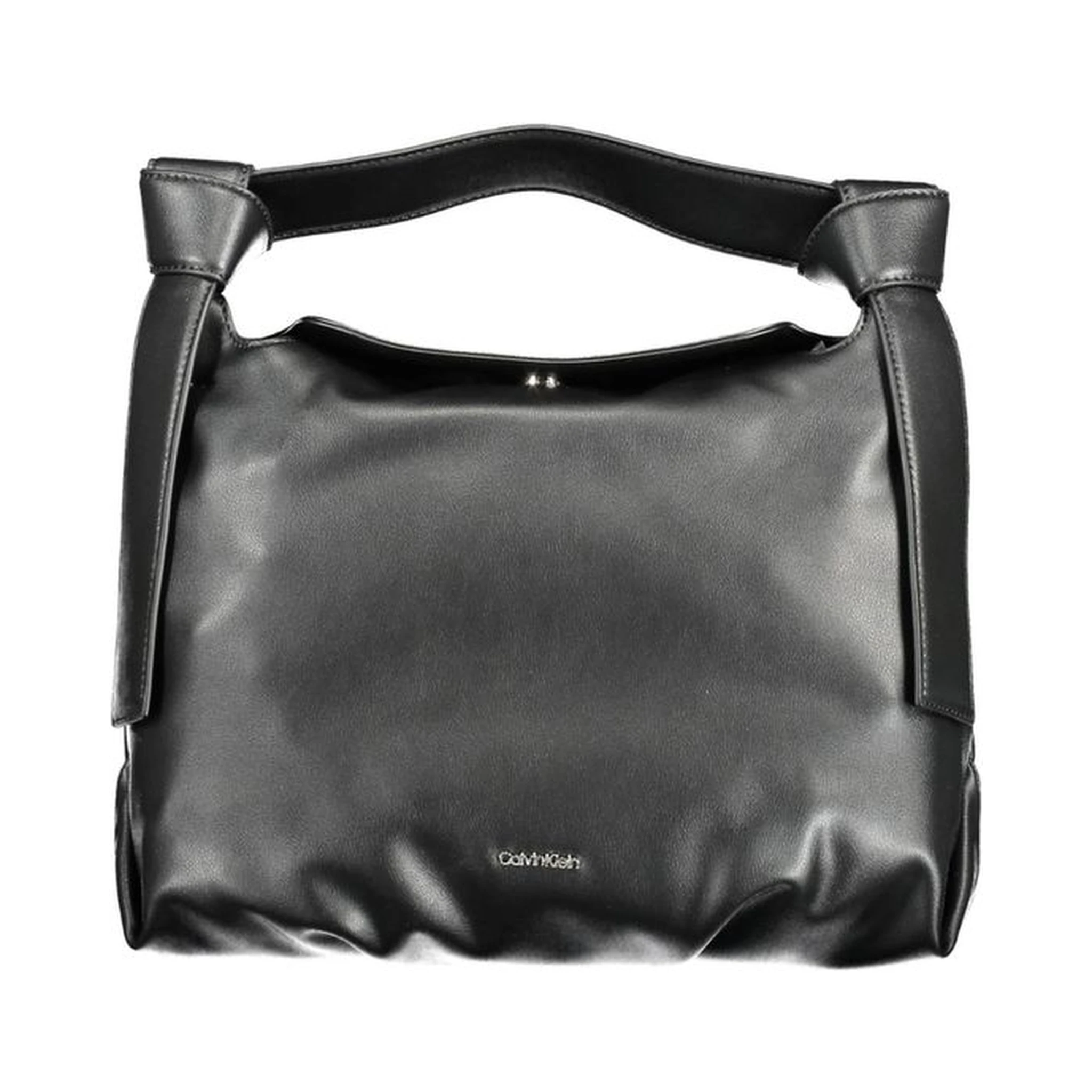 Black Polyester Handbag