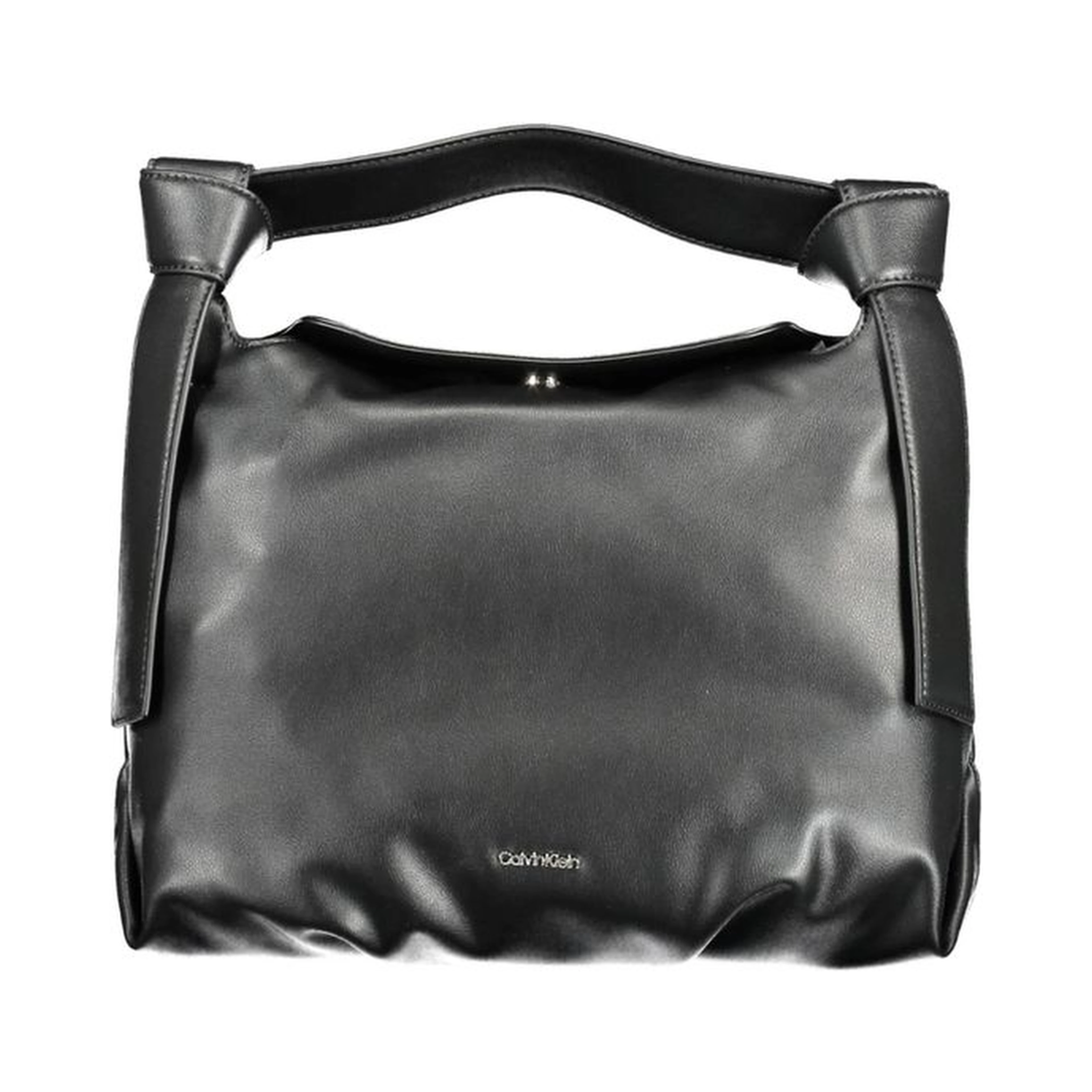 Black Polyester Handbag
