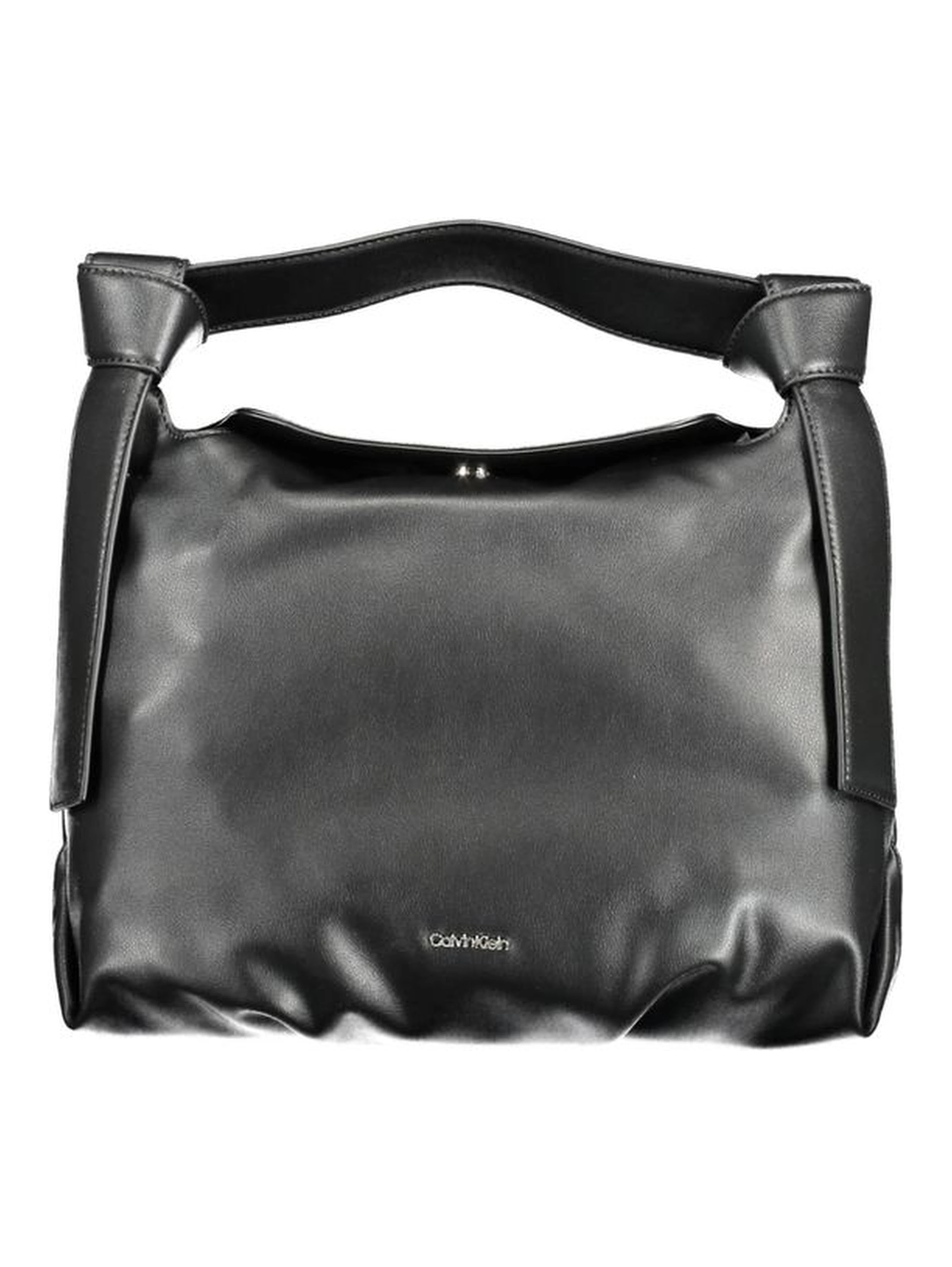 Black Polyester Handbag