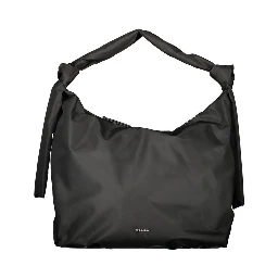 Black Polyester Handbag