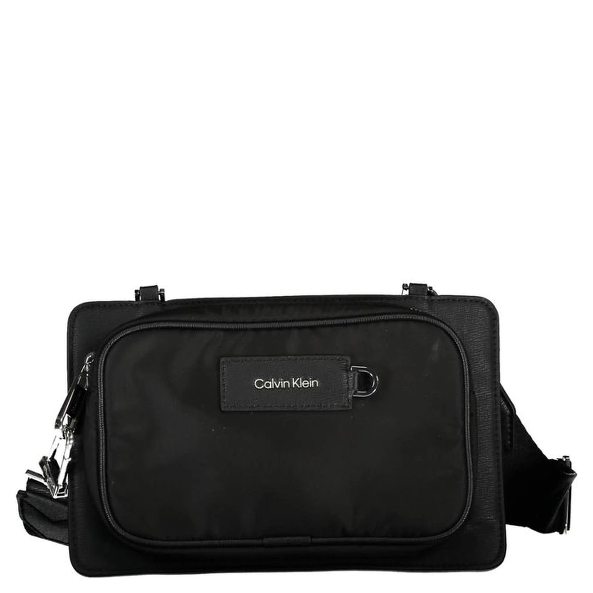 Black Polyester Shoulder Bag