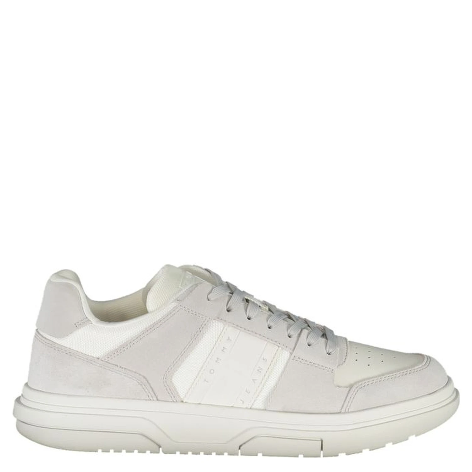 White Polyester Sneaker
