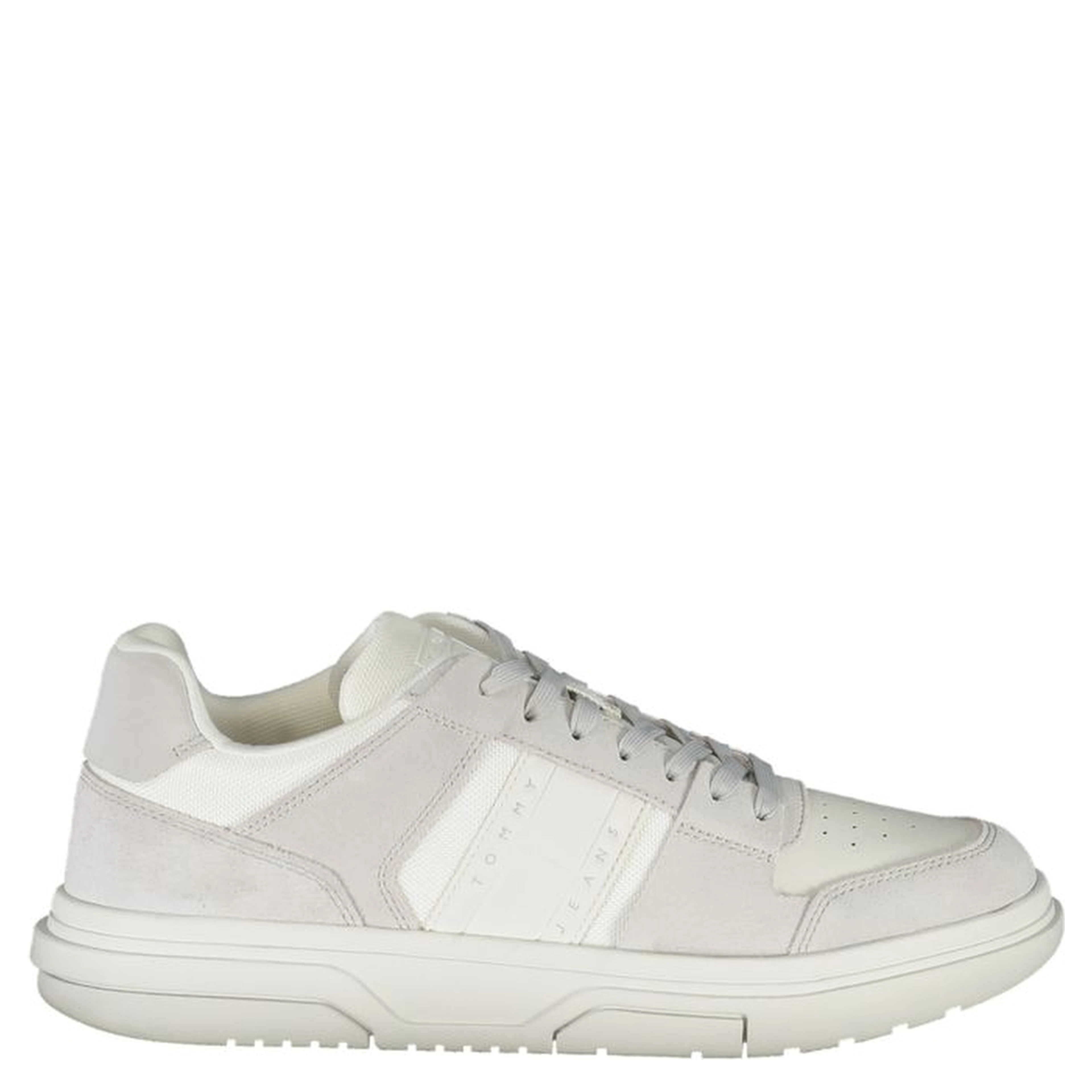 White Polyester Sneaker