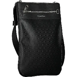 Black Polyester Shoulder Bag