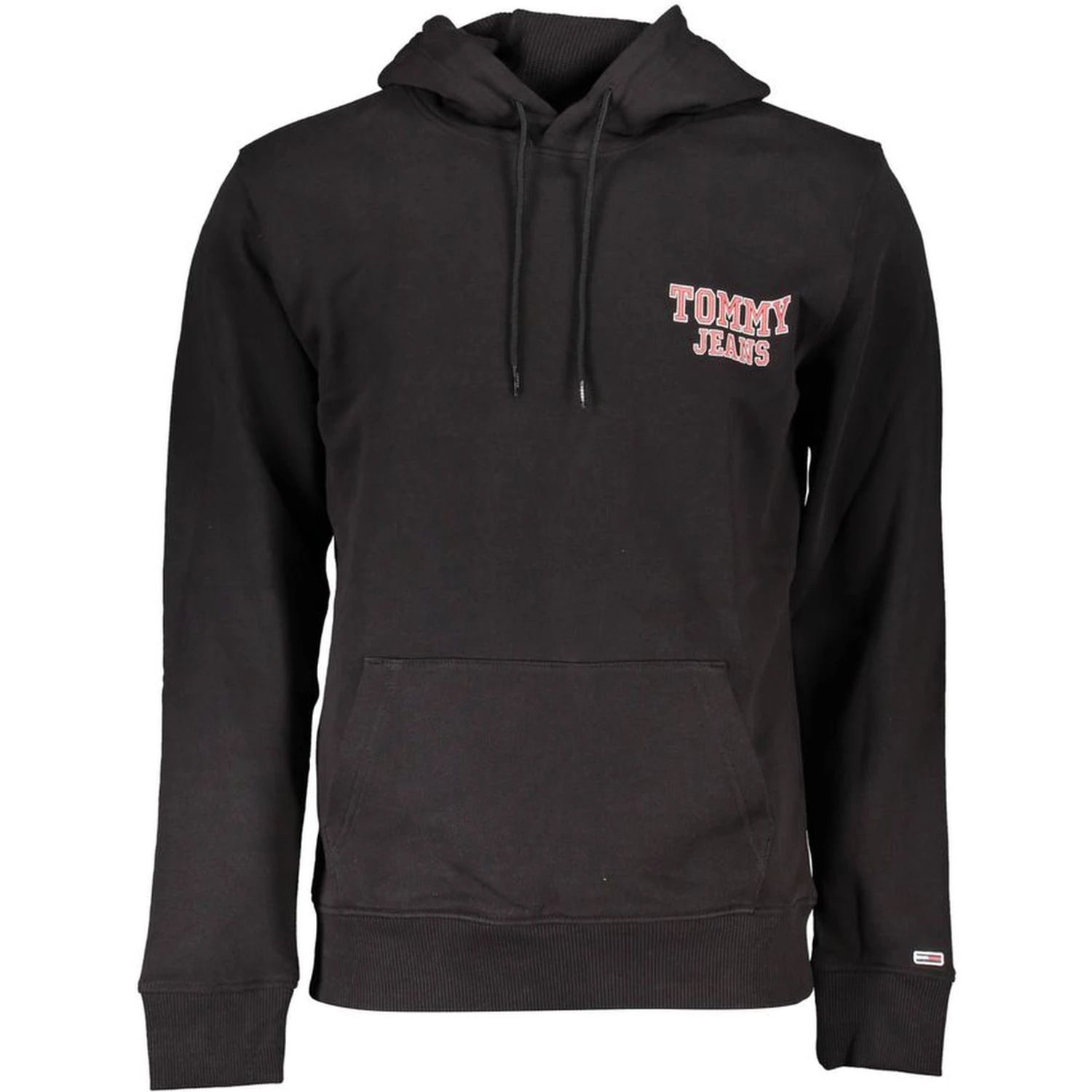 Black Cotton Men Sweater