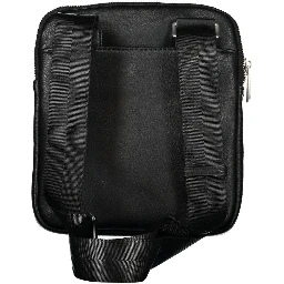 Black Polyethylene Shoulder Bag