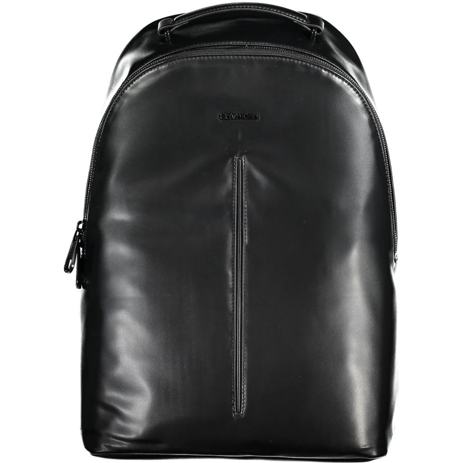 Black Polyester Backpack