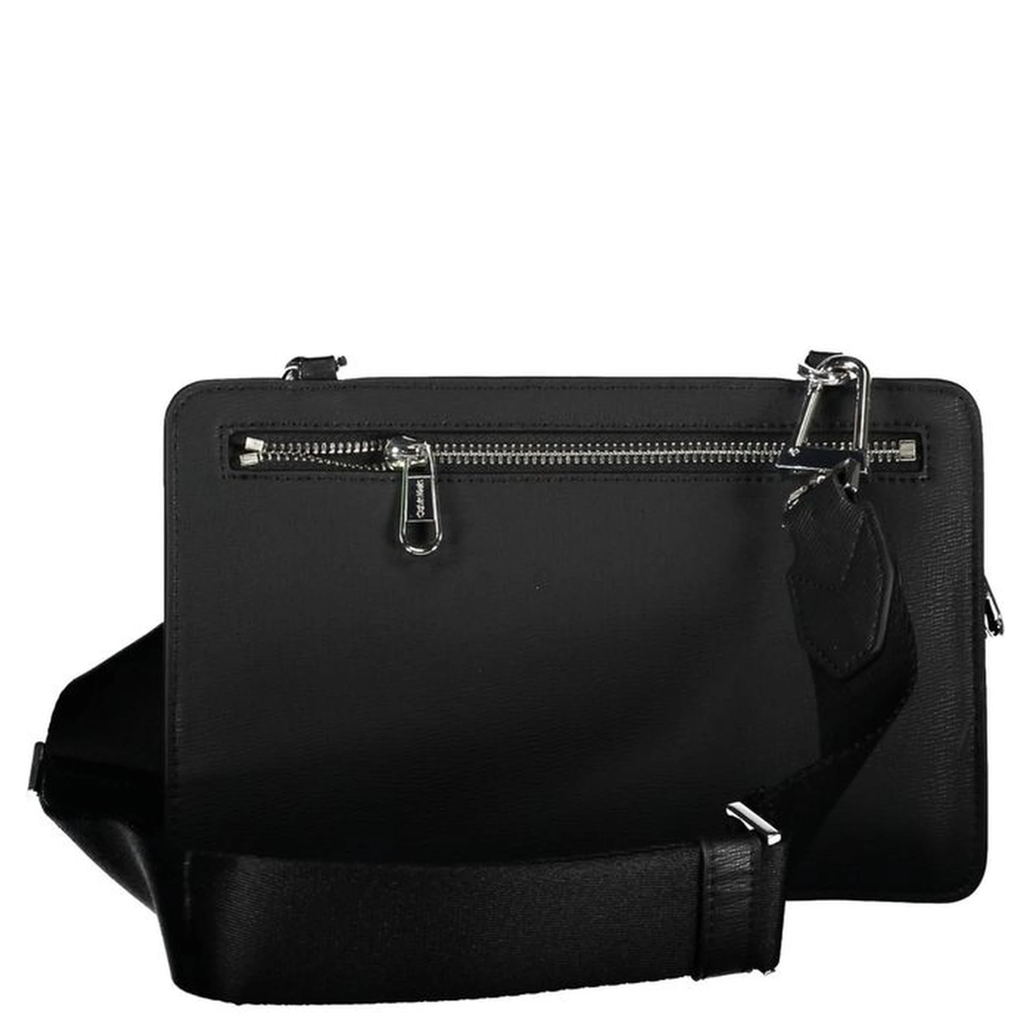 Black Polyester Shoulder Bag